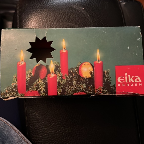 Authentic Eika  Kerzen Adventkerzen Candles Red Partial boxes - Picture 2 of 5
